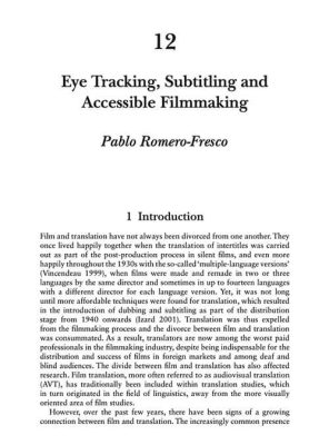Eye Tracking Subtitling and Accessible Filmmaking